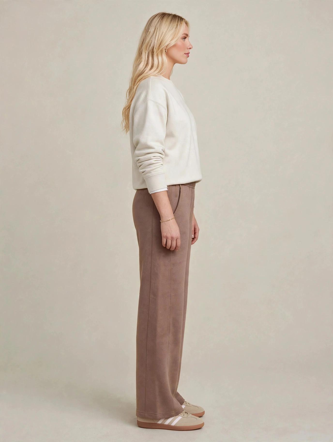 Pantalon jogging taupe mocha