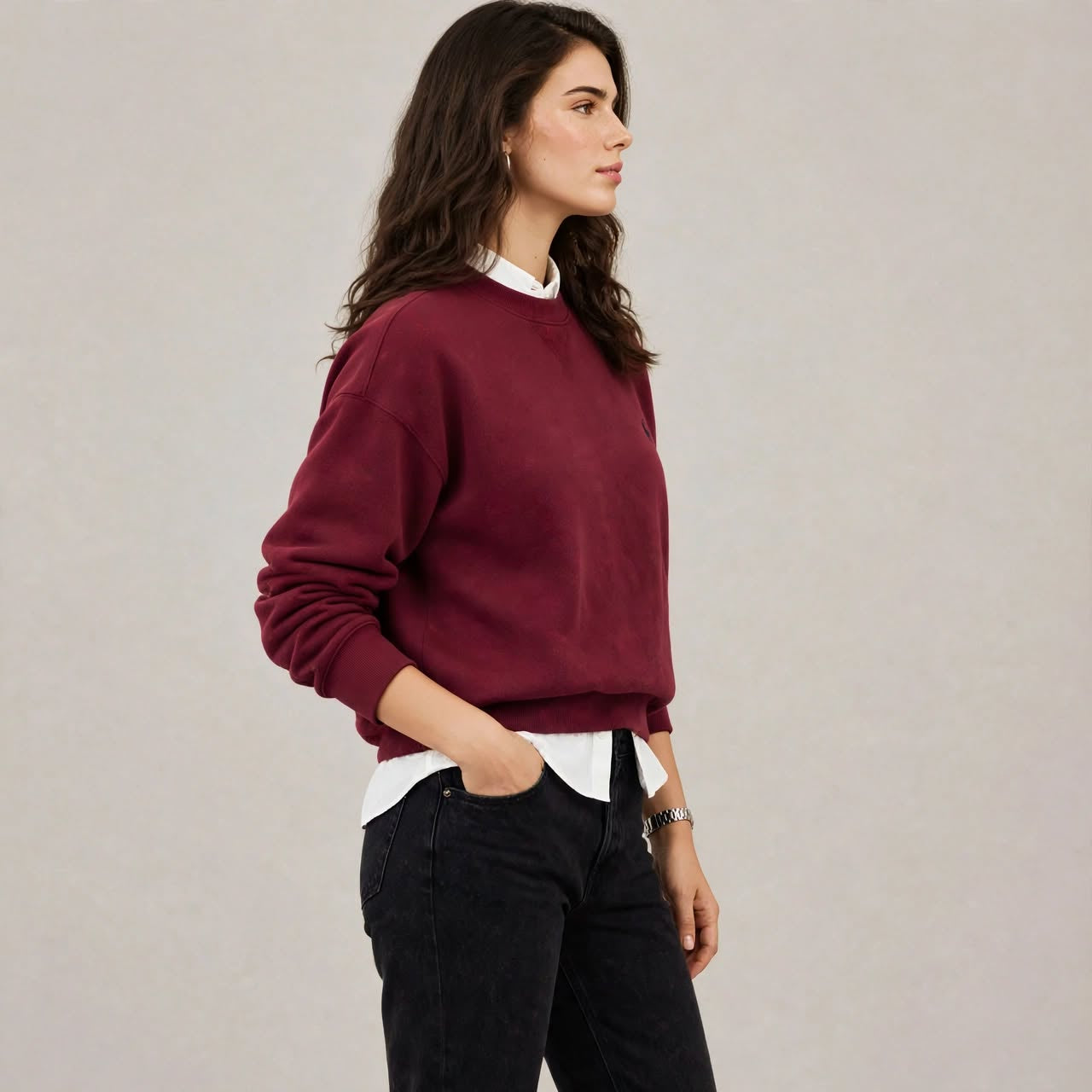 Sweat-shirt  Col Rond