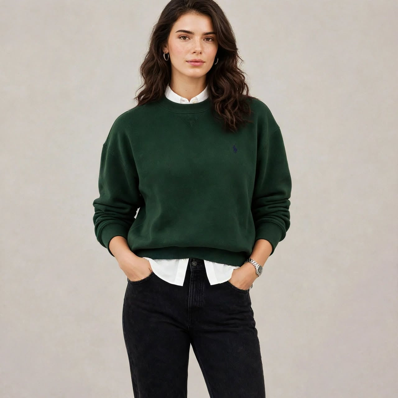 Sweat-shirt  Col Rond