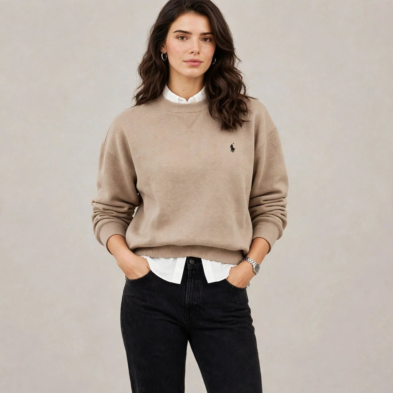 Sweat-shirt  Col Rond