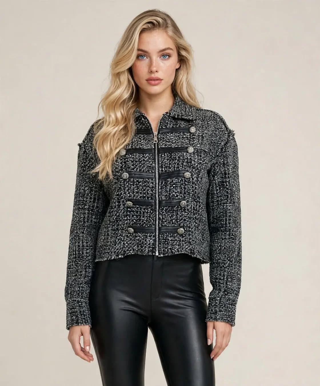 Veste en tweed