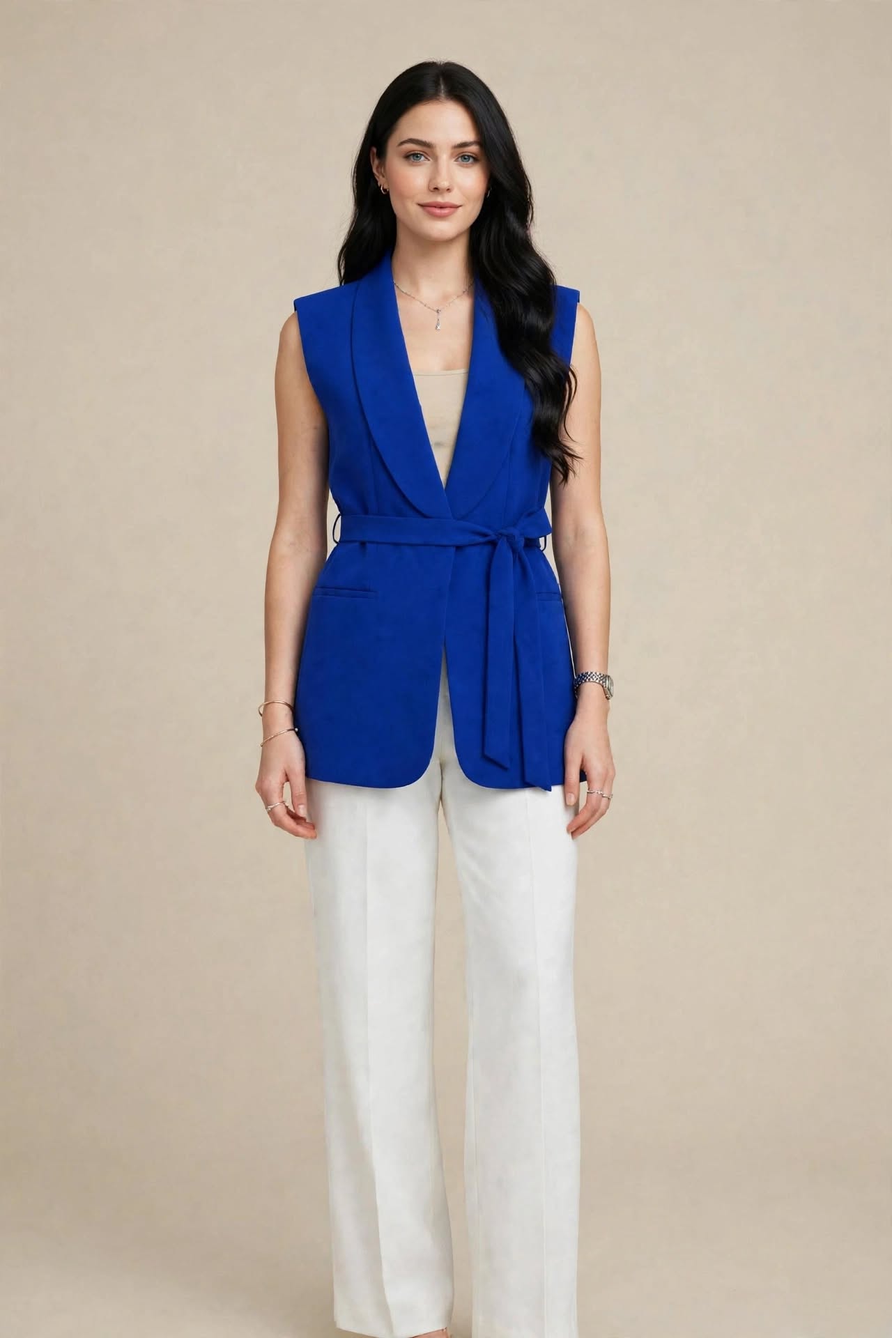 Gilet Sans Manches – Bleu